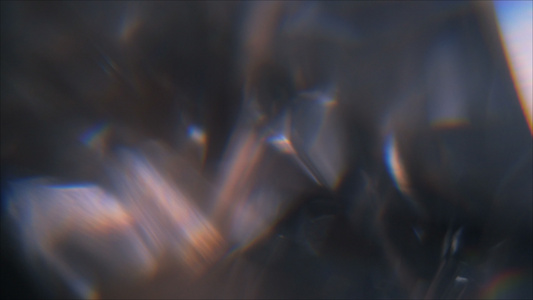 水晶冰面棱晶表面视觉效果视频