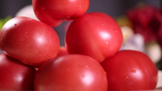 夏季蔬菜西红柿视频
