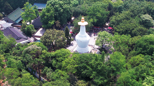 4K航拍扬州5A级旅游景区瘦西湖风景区视频