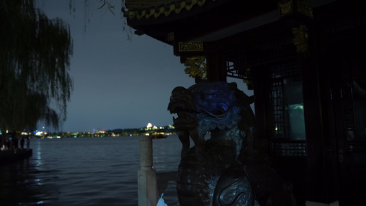 杭州西湖夜景4K视频视频