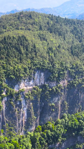 5A景区巫山小三峡滴翠峡航拍合集风景区视频