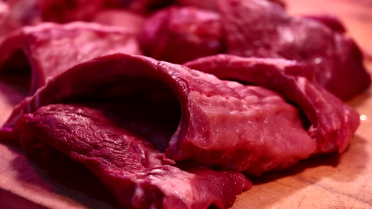 肉类生鲜市场买肉视频