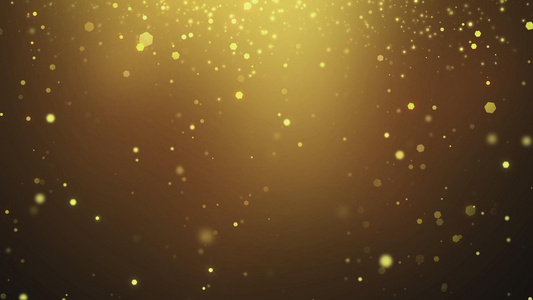 唯美金色粒子背景视频