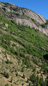 航拍5A景区可可托海钟山峡谷风光视频国家地质公园视频
