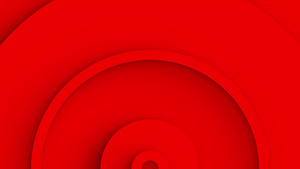 由中心移动的红色同心圆环绕背景动画21秒视频