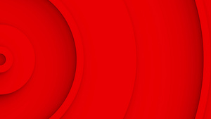 由中心移动的红色同心圆环绕背景动画21秒视频