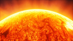 宇宙星球太阳耀斑活动19秒视频