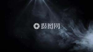 恢弘缥缈烟雾logo会声会影X10模板7秒视频