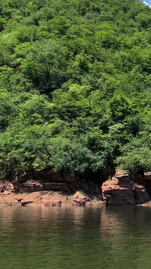 5A景区洛阳龙潭大峡谷景点龙山天池峡谷视频合集自然风光107秒视频