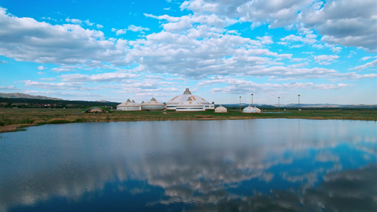 内蒙古敕勒川草原夏季景观视频