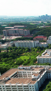 航拍南京师范大学仙林大学城视频