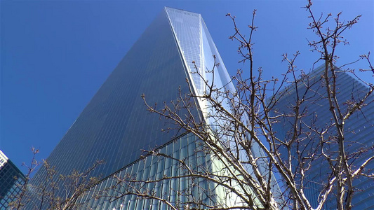 纽约一个世界贸易中心大楼视频