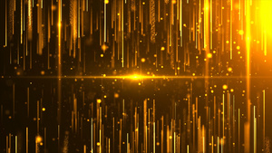 金色粒子颁奖合成背景21秒视频