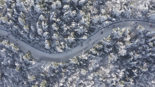 冰雪衡山视频