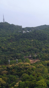 航拍佛山5A级西樵山风景名胜区4A景点视频