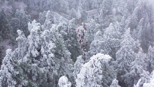 冰雪衡山视频