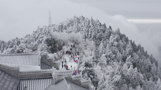 冰雪衡山视频