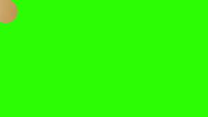 简单的子弹动画绿屏幕背景7秒视频