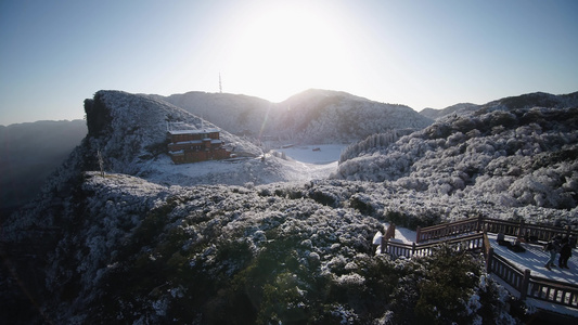 重庆市南川区金佛山景区风景视频