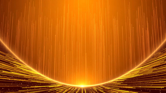 4K大气金色粒子颁奖舞台背景视频视频
