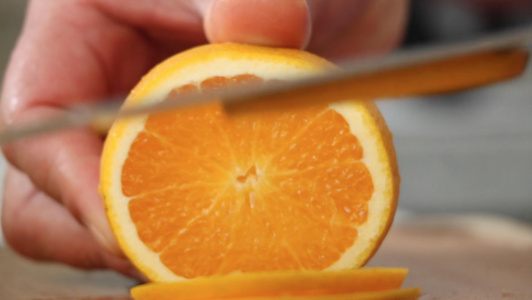 切开的橙子视频