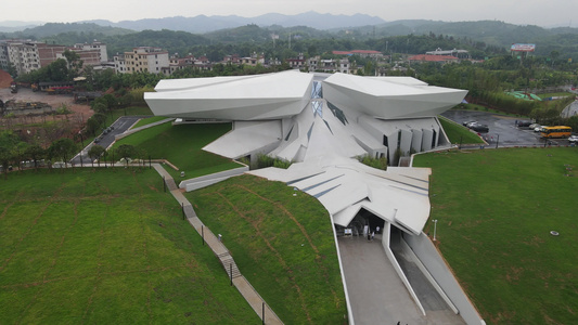 航拍衡阳地标建筑风景人文视频