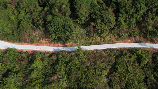 山间道路航拍视频