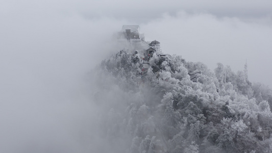 冰雪衡山视频