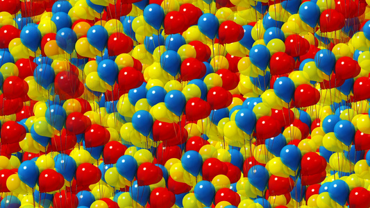 气球动态背景素材视频