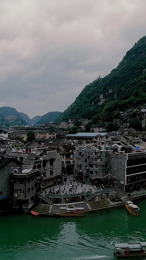 贵州镇远古镇村落自然风光延时视频素材5A景区15秒视频