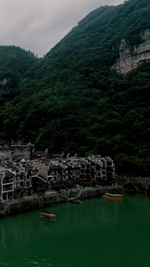 贵州镇远古镇村落自然风光延时视频素材5A景点视频