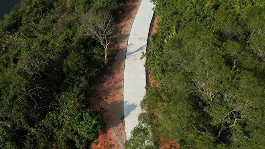 山间道路航拍视频