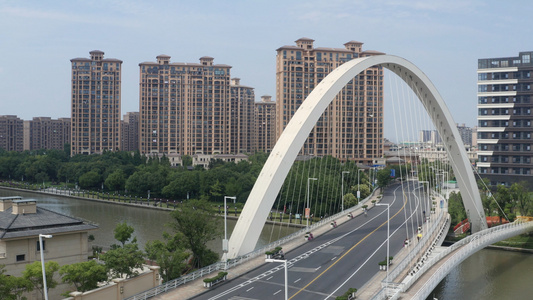 上海城区建筑交通道路视频
