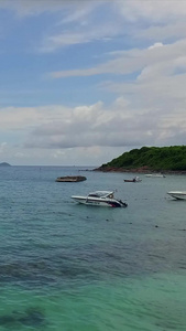 海上飞行海岛旅行视频