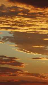 朝霞晚霞火烧云实拍素材唯美夕阳视频