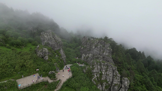 航拍湖北神农架5A景区 视频