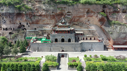 陕西彬县大佛寺石窟视频