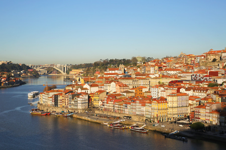 葡萄牙波尔图老城全景视频