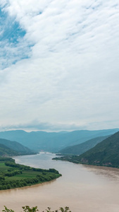 丽江长江第一湾延时旅游景点视频