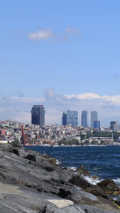 土耳其伊斯坦布尔城市发展延时视频爱琴海视频