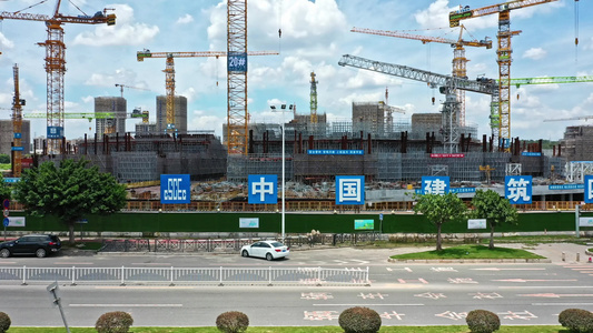 4k广州恒大球场建设视频