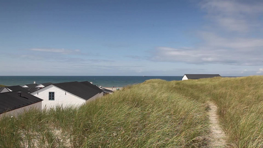 Stenbjerg 是前 Thy 岛上的一个渔村视频