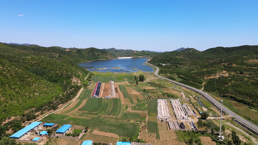 东北山区小型水库视频