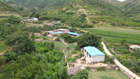 东北山沟沟里的小村庄视频