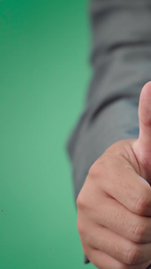 大拇指指纹点击商务科技男性视频合成亚洲人视频