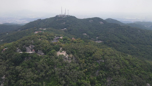 福建泉州清源山5A景区航拍视频