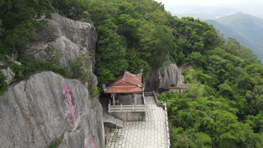 福建泉州清源山5A景区航拍视频