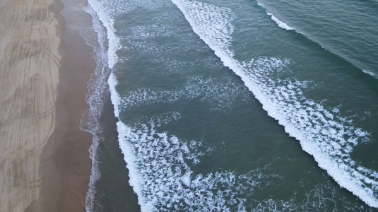 航拍海浪[浪涛]视频