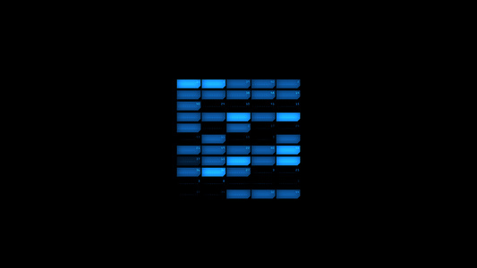 科技方格数字随机偏移变化视频