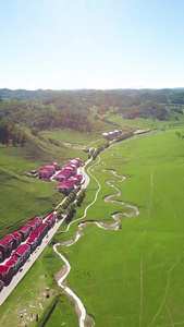 陕西宝鸡陇县关山草原航拍宝鸡旅游视频